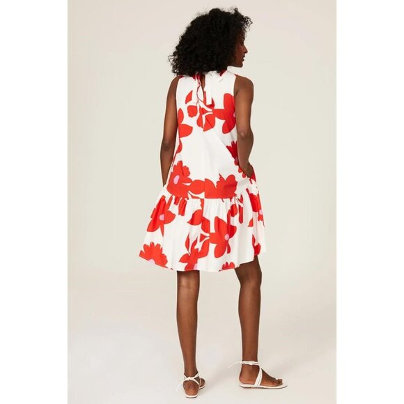 PETER SOM Women's White Printed Dress Size 2 - Picture 3 of 9